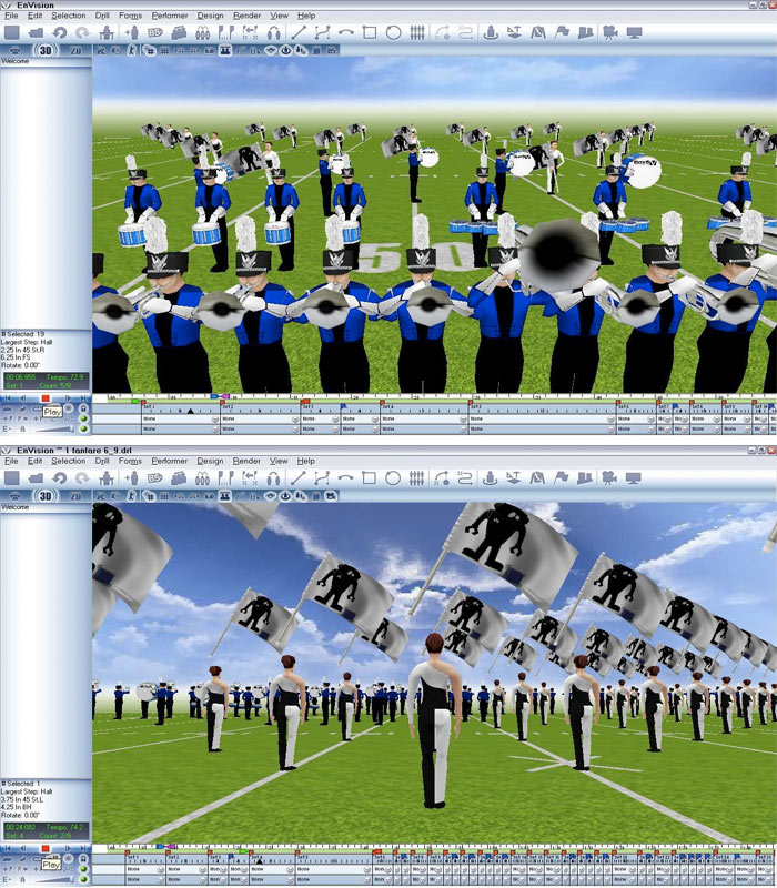EnVision Drill Software Design Screenshots