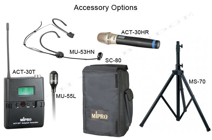 MA-808 PA System Accessories