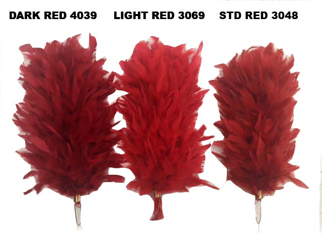 Red marching plumes