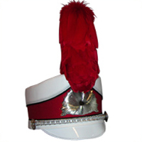 Marching Band Shako Plume Drooping Coque