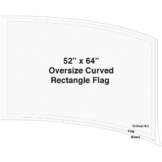Director's Showcase Digital Flag-Design your own 52 x 64