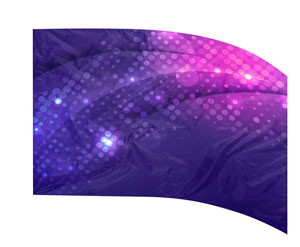 Glamour Digital Color Guard Flag-Purple