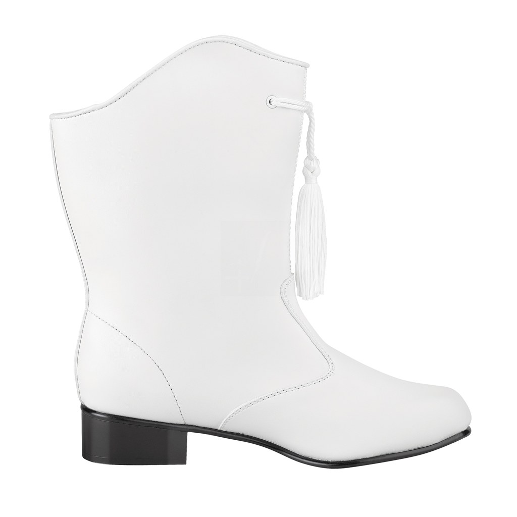 StylePlus Traditional-Majorette Boots (vinyl) WHITE