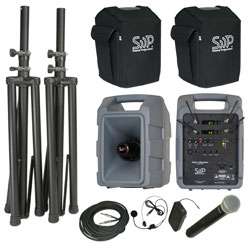 Sound Projections Voice Machine VM-2 Dual Handheld & Bodypack Wireless Deluxe Package