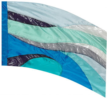 Crystal Glass Lam Color Guard Flag #305 