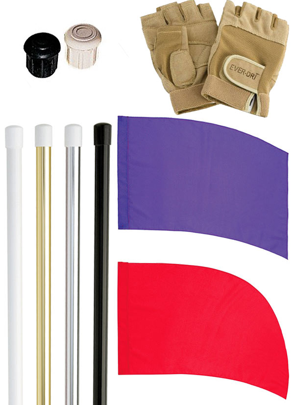 DSI Flag Pole and PCS Practice Flag Deluxe Package