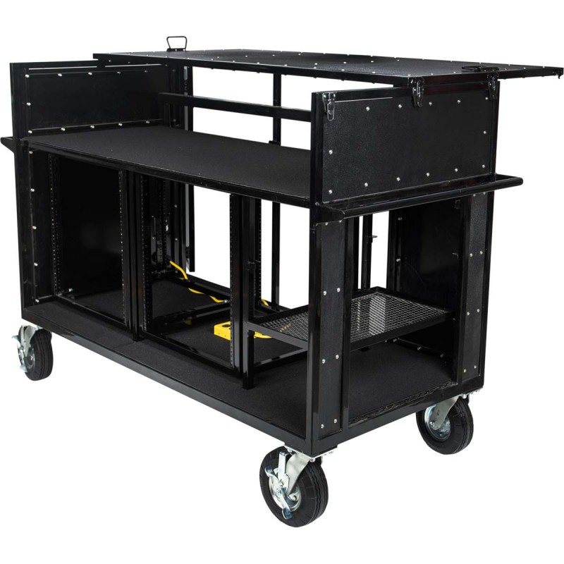 Standard 24U Mixer Cart for Marching Band - by Corps Design