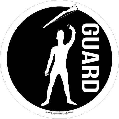 Color Guard Window Decal - Male
