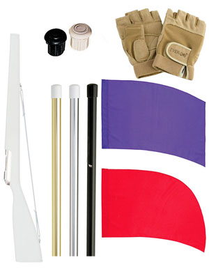 DSI Color Guard Flag and Rifle Bundle