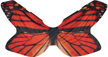 Digital Butterfly Wings Red