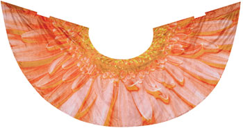 Digital Feather Wings Orange