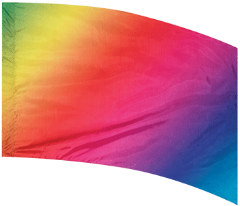 Multi Shaded Color Guard Flag #04 