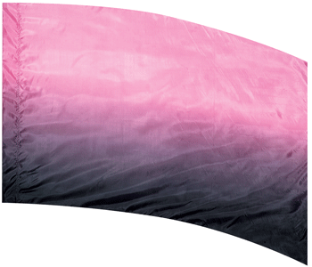 Color To Black Shaded Color Guard Flag - PINK