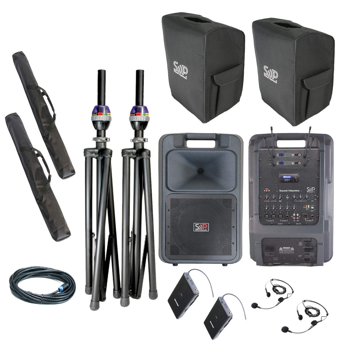 Sound Projections SM-5 Deluxe w/Dual Digital Wireless Systems, OPT-600 Bluetooth & Comp Speaker