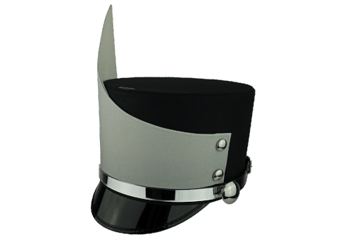 Shako with Permanent Attachment - 4085 Marching Headwear