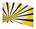 Colorway BURST F1 Yellow Color Guard Flag