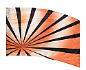 Colorway BURST F1 Orange Color Guard Flag