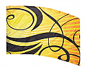 Colorway SCRIBE F1 Yellow Color Guard Flag