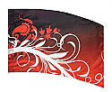 Colorway VINES F1 Red Color Guard Flag